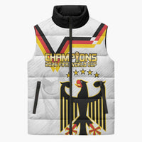 Custom Germany WC26 Future Champions Sleeveless Puffer Jacket Die Nationalelf Road to 5 Stars - Wonder Print Shop