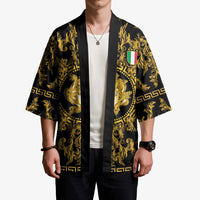 World Football 2026 Italy Custom Kimono Black Gold Baroque Medusa Edition - Wonder Print Shop