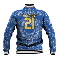 World Football 2026 Italy Custom Baseball Jacket Blue Baroque Trinacria Edition - Wonder Print Shop