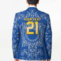 World Football 2026 Italy Custom Blazer Blue Baroque Trinacria Edition - Wonder Print Shop