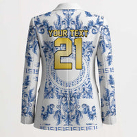 World Football 2026 Italy Custom Blazer Blue White Baroque Trinacria Edition - Wonder Print Shop