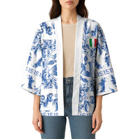 World Football 2026 Italy Custom Kimono Blue White Baroque Trinacria Edition - Wonder Print Shop