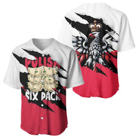 Polish Pierogi Six Pack Baseball Jersey