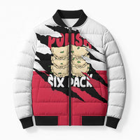Polish Pierogi Six Pack Bomber Puffer Jacket