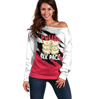 Polish Pierogi Six Pack Off Shoulder Sweater