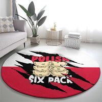Polish Pierogi Six Pack Round Carpet