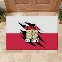 Polish Pierogi Six Pack Rubber Doormat