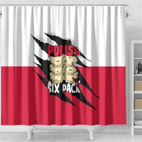 Polish Pierogi Six Pack Shower Curtain