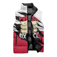 Polish Pierogi Six Pack Sleeveless Puffer Jacket