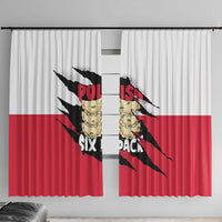Polish Pierogi Six Pack Window Curtain