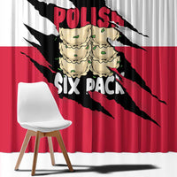 Polish Pierogi Six Pack Window Curtain