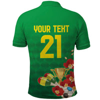 Brazil Canarinho Football Custom Polo Shirt Bora Brasil! Go Brazil!