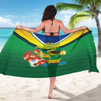 Brazil Canarinho Football Custom Sarong Bora Brasil! Go Brazil!