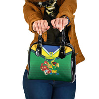 Brazil Canarinho Football Custom Shoulder Handbag Bora Brasil! Go Brazil!