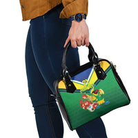 Brazil Canarinho Football Custom Shoulder Handbag Bora Brasil! Go Brazil!