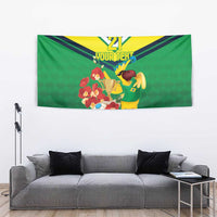 Brazil Canarinho Football Custom Tapestry Bora Brasil! Go Brazil!