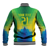 Brazil Football Custom Baseball Jacket Toco Toucan Bora Brasil! Go Brazil!