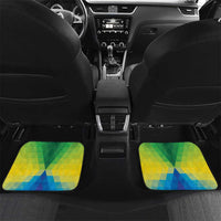 Brazil Football Custom Car Mats Toco Toucan Bora Brasil! Go Brazil!