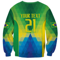 Brazil Football Custom Sweatshirt Toco Toucan Bora Brasil! Go Brazil!