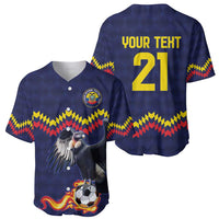 Ecuado Andean Condor Football Custom Baseball Jersey Tricolors Motif