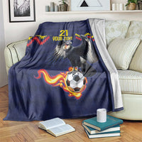 Ecuado Andean Condor Football Custom Blanket Tricolors Motif