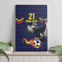 Ecuado Andean Condor Football Custom Canvas Wall Art Tricolors Motif