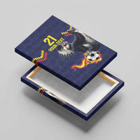 Ecuado Andean Condor Football Custom Canvas Wall Art Tricolors Motif