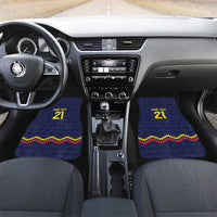 Ecuado Andean Condor Football Custom Car Mats Tricolors Motif