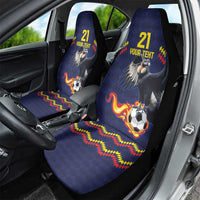 Ecuado Andean Condor Football Custom Car Seat Cover Tricolors Motif