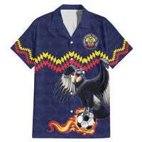 Ecuado Andean Condor Football Custom Family Matching Mermaid Dress and Hawaiian Shirt Tricolors Motif