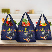 Ecuado Andean Condor Football Custom Grocery Bag Tricolors Motif