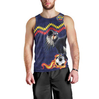 Ecuado Andean Condor Football Custom Men Tank Top Tricolors Motif