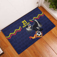 Ecuado Andean Condor Football Custom Rubber Doormat Tricolors Motif