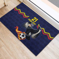 Ecuado Andean Condor Football Custom Rubber Doormat Tricolors Motif