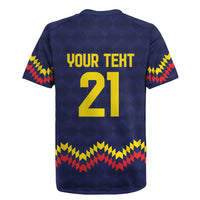 Ecuado Andean Condor Football Custom Rugby Jersey Tricolors Motif