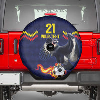 Ecuado Andean Condor Football Custom Spare Tire Cover Tricolors Motif