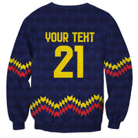 Ecuado Andean Condor Football Custom Sweatshirt Tricolors Motif