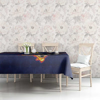 Ecuado Andean Condor Football Custom Tablecloth Tricolors Motif