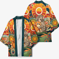 Baby Monkey Punch Kimono Retro 70S Hippie Style Groovy Spring