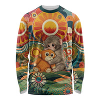 Baby Monkey Punch Long Sleeve Shirt Retro 70S Hippie Style Groovy Spring