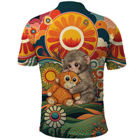Baby Monkey Punch Polo Shirt Retro 70S Hippie Style Groovy Spring