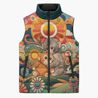 Baby Monkey Punch Sleeveless Puffer Jacket Retro 70S Hippie Style Groovy Spring