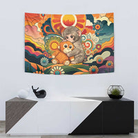 Baby Monkey Punch Tapestry Retro 70S Hippie Style Groovy Spring