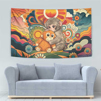 Baby Monkey Punch Tapestry Retro 70S Hippie Style Groovy Spring