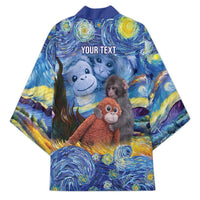 Baby Monkey Punch Personalized Kimono Starry Night Inspired