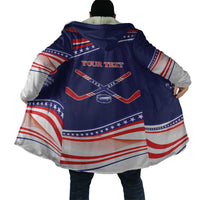 My Gold Medal Winning Hockey Team Personalized Cloak Blue Style