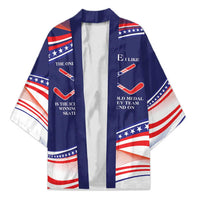 My Gold Medal Winning Hockey Team Personalized Kimono Blue Style