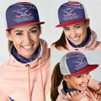 My Gold Medal Winning Hockey Team Mesh Trucker Cap Blue Style