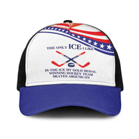 My Gold Medal Winning Hockey Team Baseball Net Cap White Style