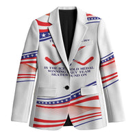 My Gold Medal Winning Hockey Team Personalized Blazer White Style
